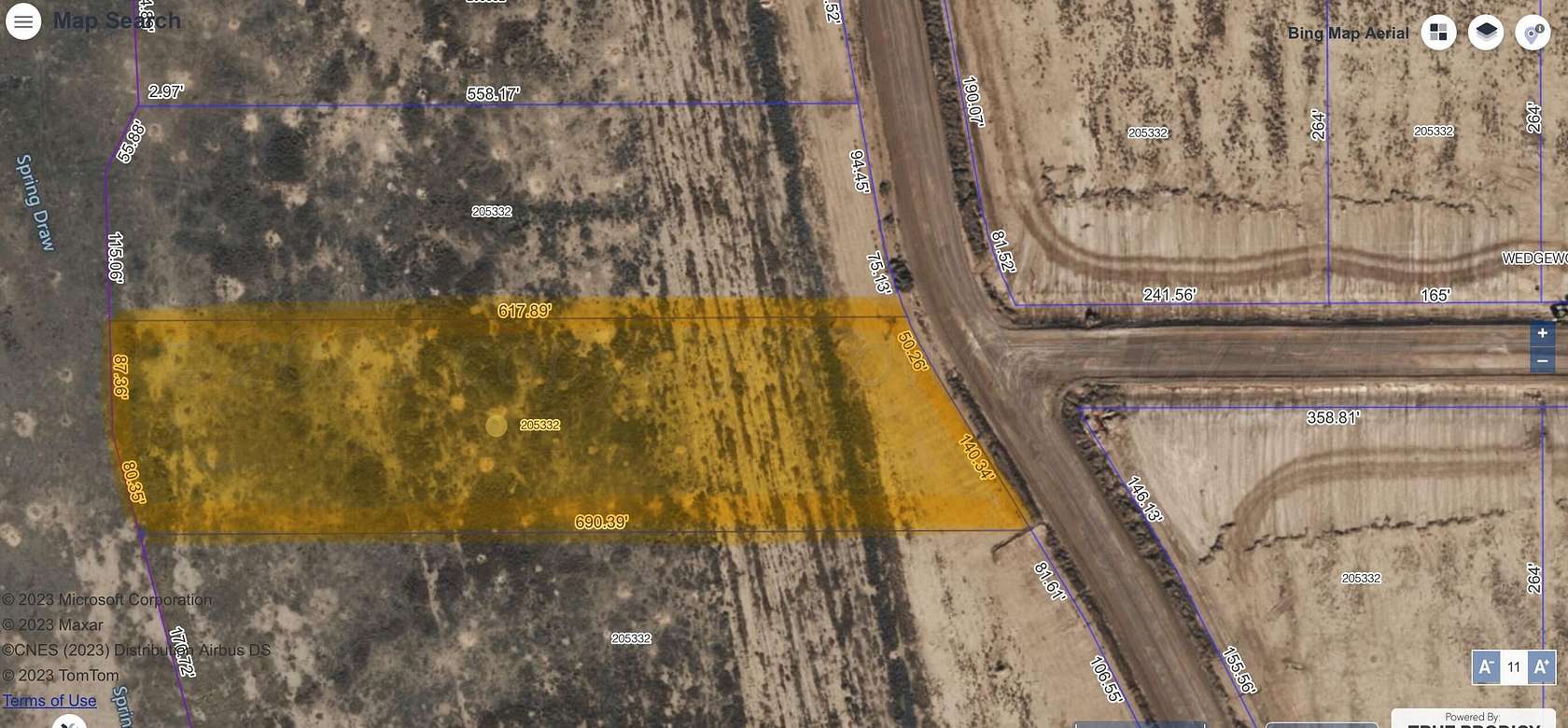 2.5 Acres of Residential Land for Sale in Amarillo, Texas