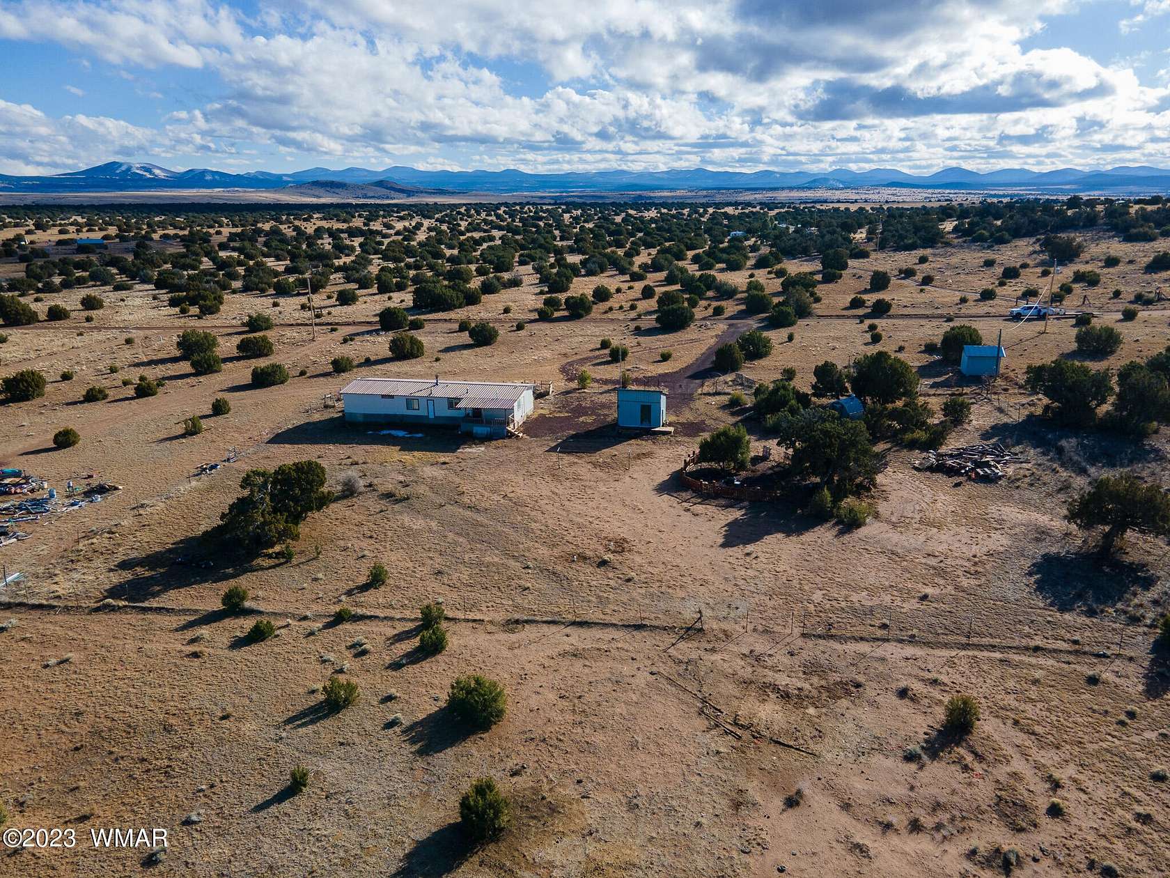 37.8 Acres of Land with Home for Sale in Concho, Arizona