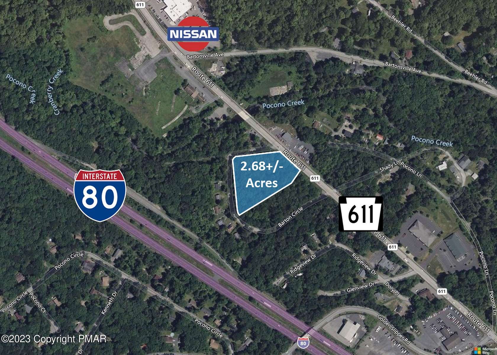 2.7 Acres of Commercial Land for Sale in Bartonsville, Pennsylvania