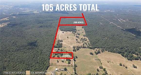105 Acres of Recreational Land for Sale in Hulbert, Oklahoma