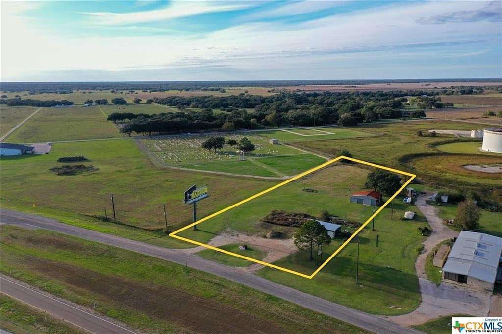 2 Acres of Improved Commercial Land for Sale in Ganado, Texas