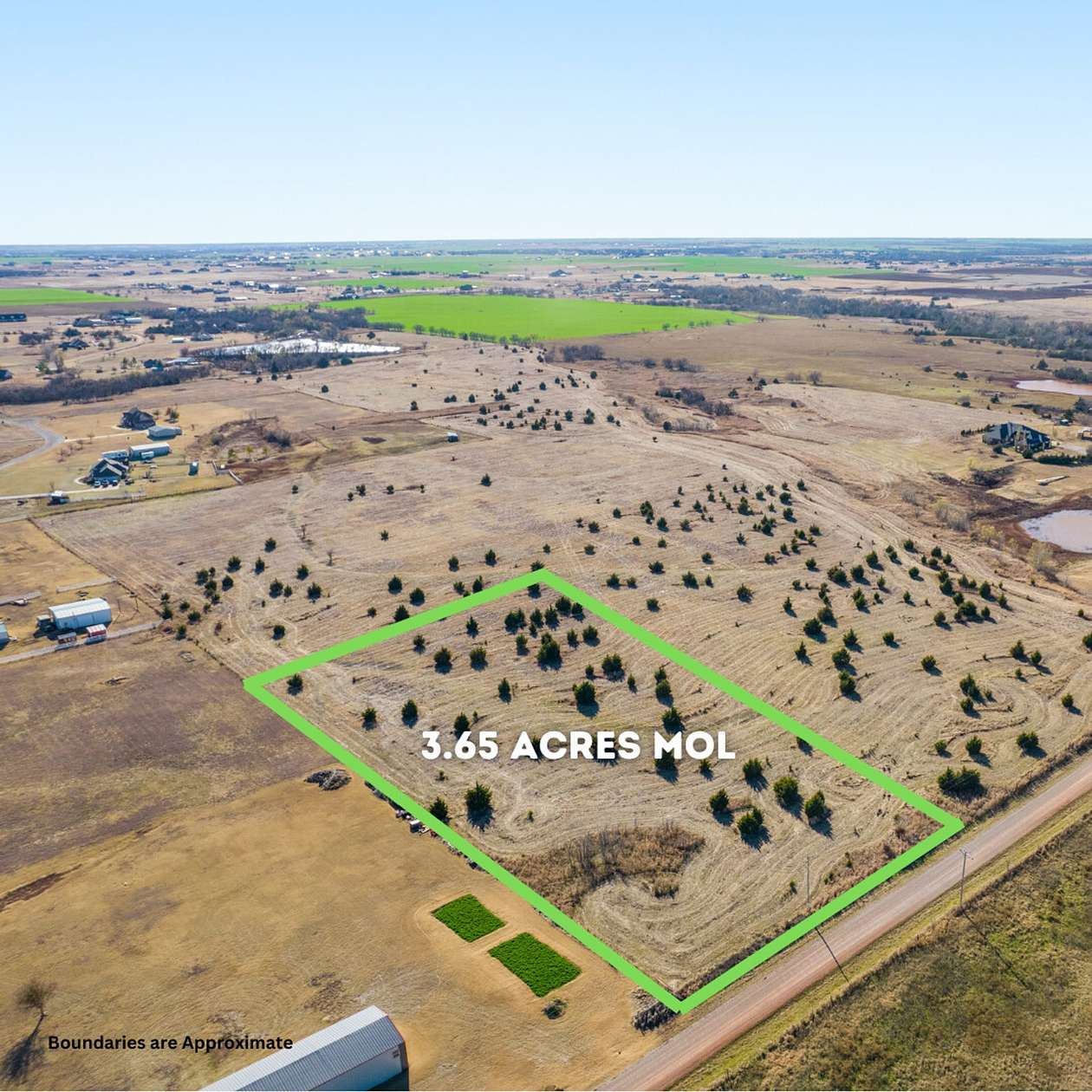 3.65 Acres of Land for Sale in Cashion, Oklahoma