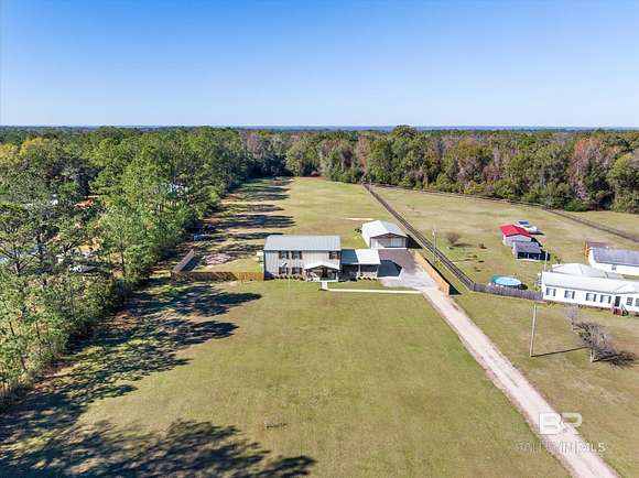4 Acres of Residential Land with Home for Sale in Bay Minette, Alabama