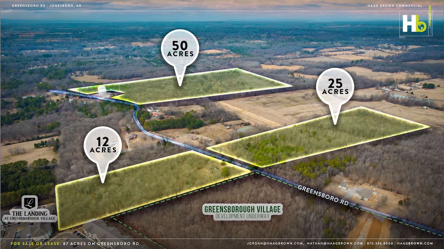 87.1 Acres of Land for Sale in Jonesboro, Arkansas