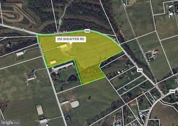 34.1 Acres of Improved Agricultural Land for Sale in Carlisle, Pennsylvania