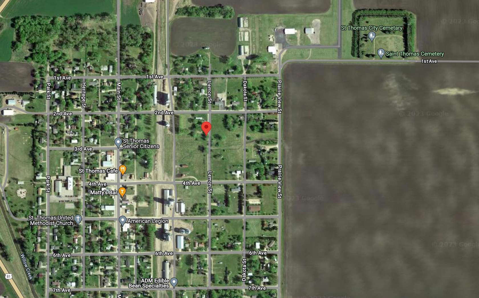 0.15 Acres of Residential Land for Sale in St. Thomas, North Dakota