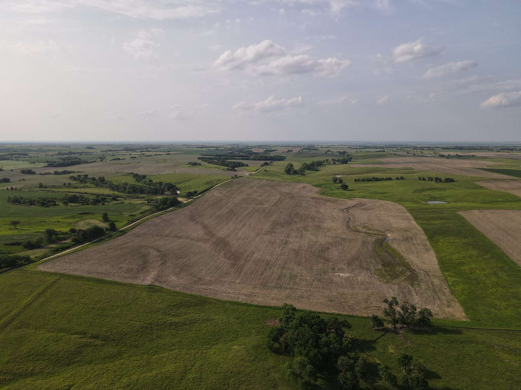 274 Acres of Recreational Land & Farm for Sale in Burr Oak, Kansas