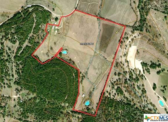 71.572 Acres of Recreational Land for Sale in Gatesville, Texas