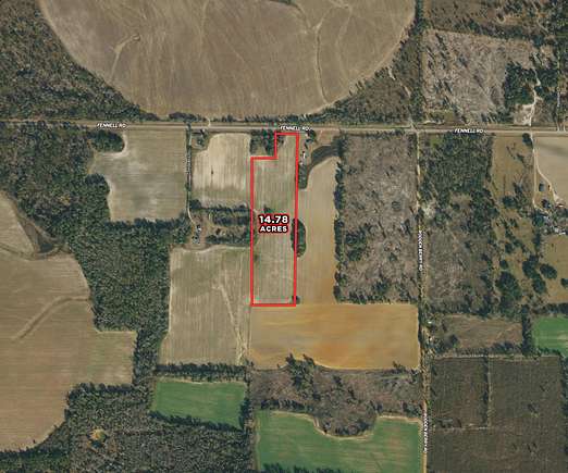 14.8 Acres of Recreational Land for Sale in Donalsonville, Georgia