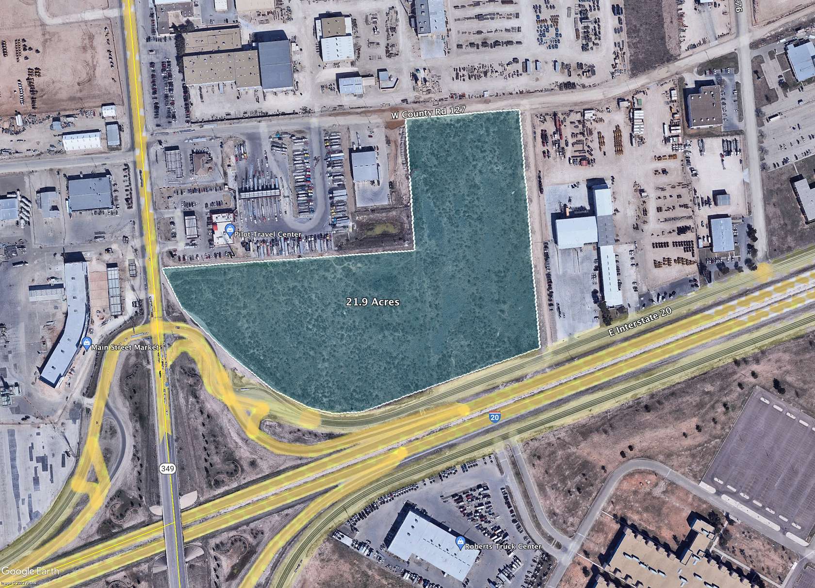 21.6 Acres of Land for Sale in Midland, Texas