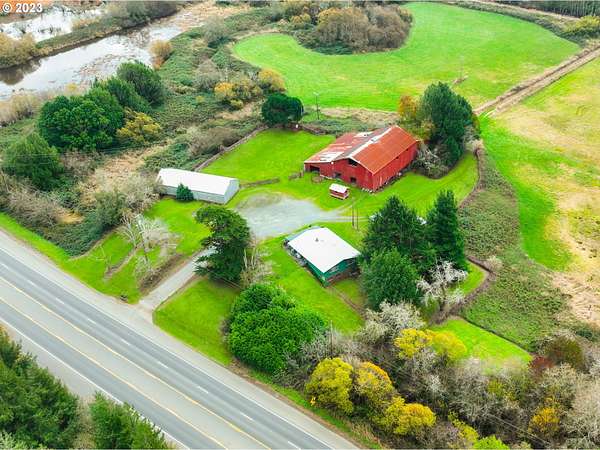 38.5 Acres of Agricultural Land with Home for Sale in Coquille, Oregon
