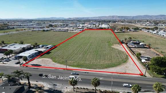 9.9 Acres of Commercial Land for Sale in San Jacinto, California