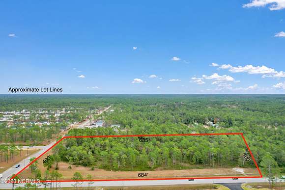 6.4 Acres of Commercial Land for Sale in Boiling Spring Lakes, North Carolina