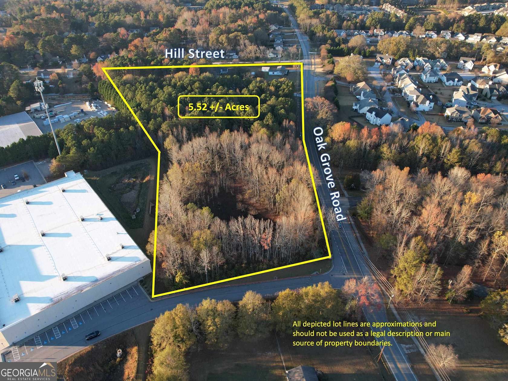 5.5 Acres of Commercial Land for Sale in Loganville, Georgia