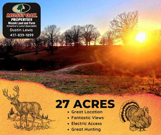 27 Acres of Land for Sale in Reeds Spring, Missouri