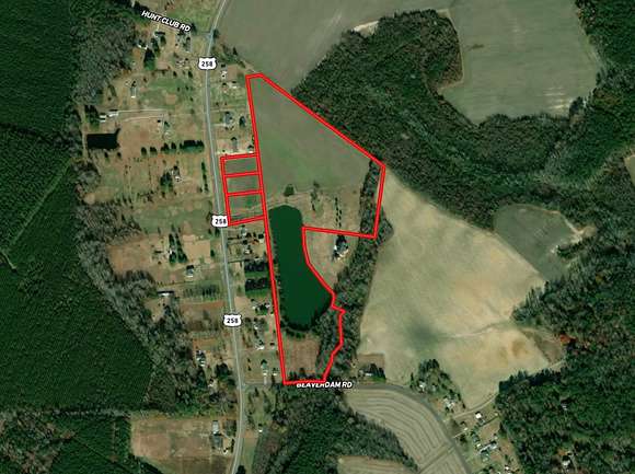 34.3 Acres of Land for Sale in Carrsville, Virginia