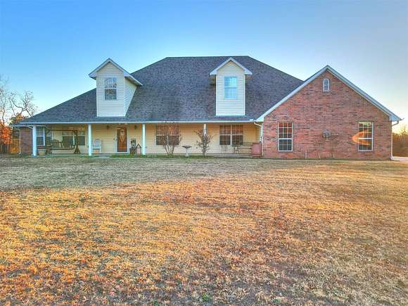 10.5 Acres of Land with Home for Sale in Newalla, Oklahoma