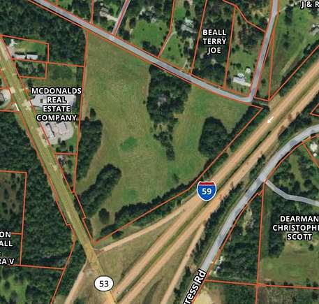 25.5 Acres of Mixed-Use Land for Sale in Poplarville, Mississippi