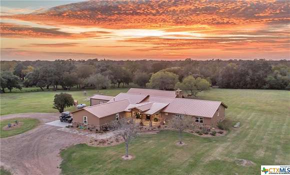 177 Acres of Land with Home for Sale in Edna, Texas