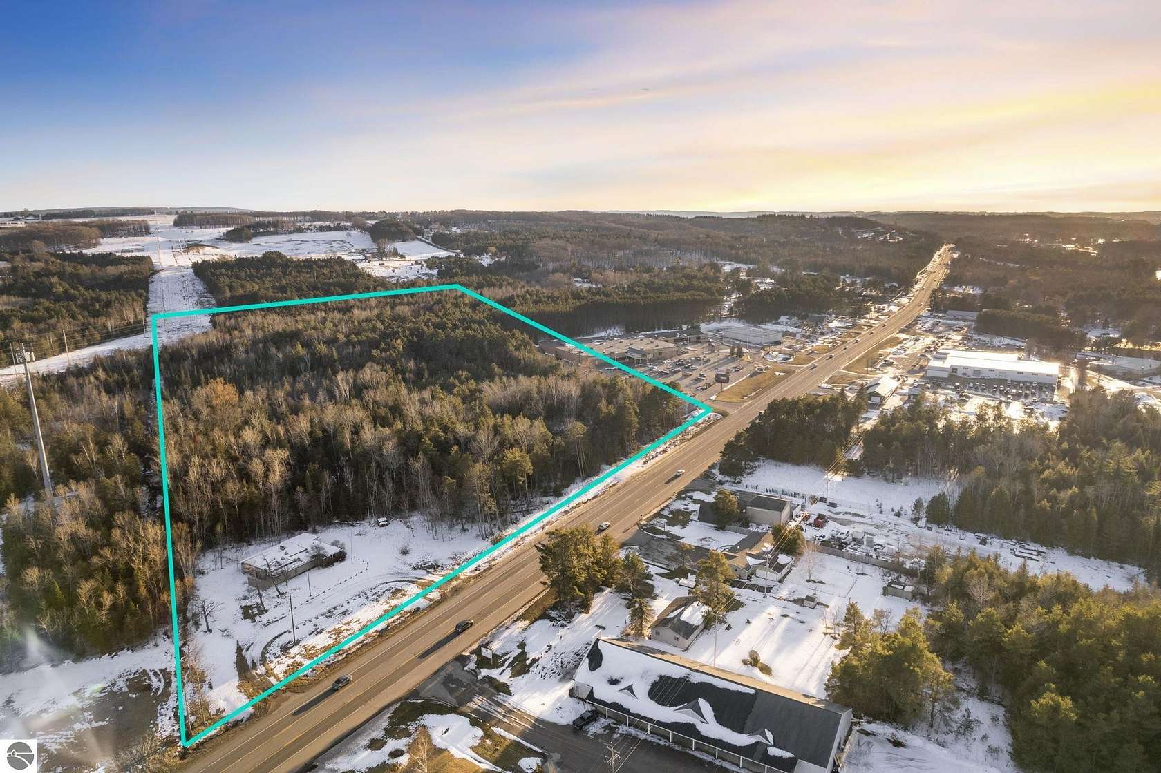 20.6 Acres of Commercial Land for Sale in Petoskey, Michigan