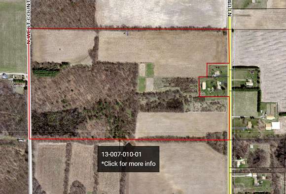 70.9 Acres of Recreational Land & Farm for Sale in Riverdale, Michigan