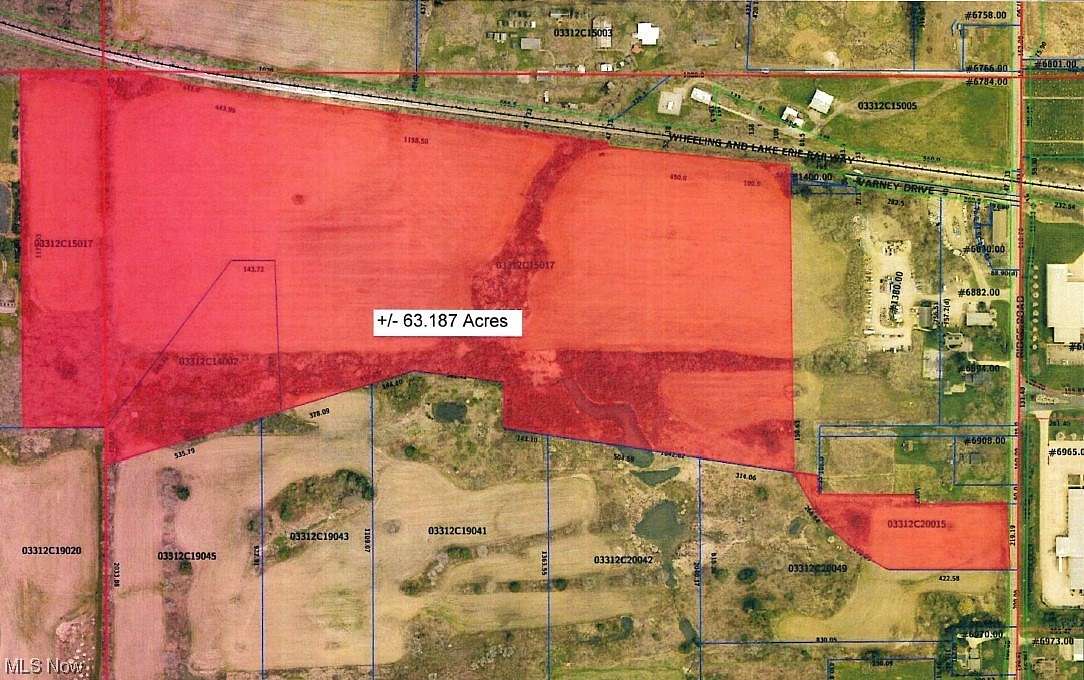 63.2 Acres of Land for Sale in Sharon Center, Ohio