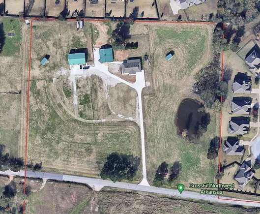 10.5 Acres of Land with Home for Sale in Rogers, Arkansas