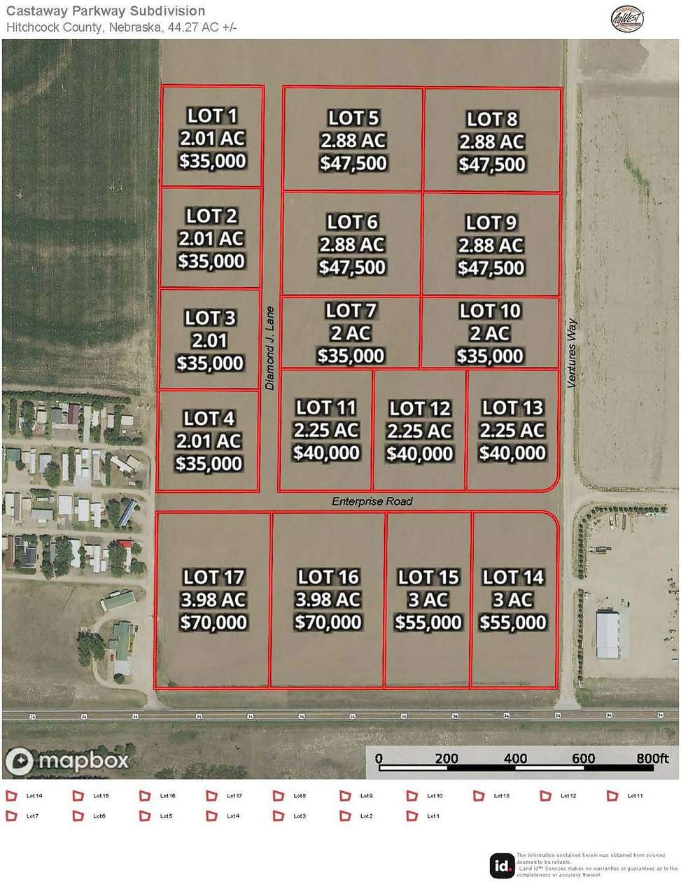 2.9 Acres of Residential Land for Sale in Trenton, Nebraska