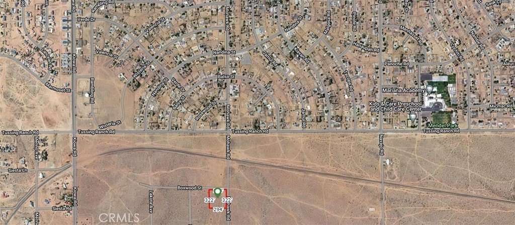 2.17 Acres of Residential Land for Sale in Apple Valley, California