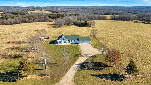 110 Acres of Agricultural Land with Home for Sale in Blackwell, Missouri