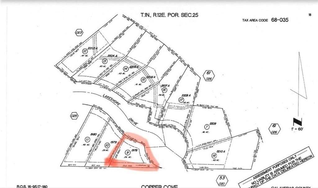 0.26 Acres of Residential Land for Sale in Copperopolis, California