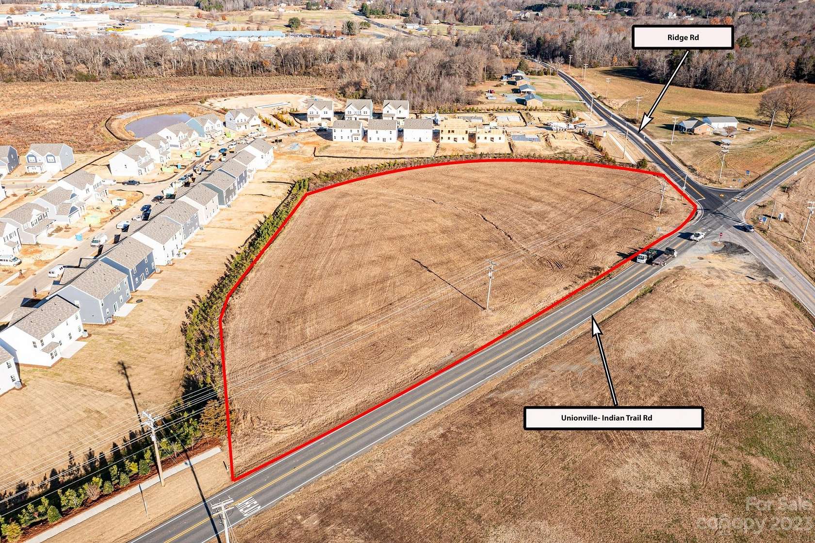 4.1 Acres of Residential Land for Sale in Indian Trail, North Carolina