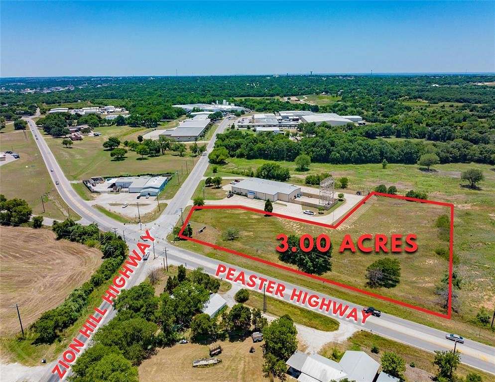 3 Acres of Commercial Land for Sale in Weatherford, Texas