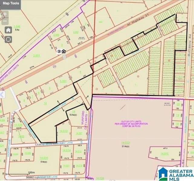 20.82 Acres of Land for Sale in Munford, Alabama