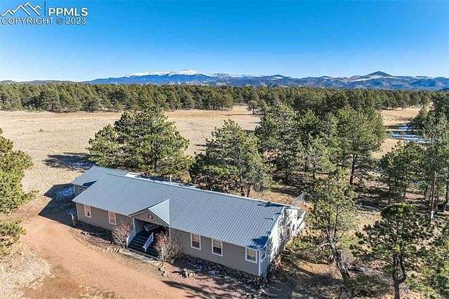 20.1 Acres of Recreational Land with Home for Sale in Guffey, Colorado