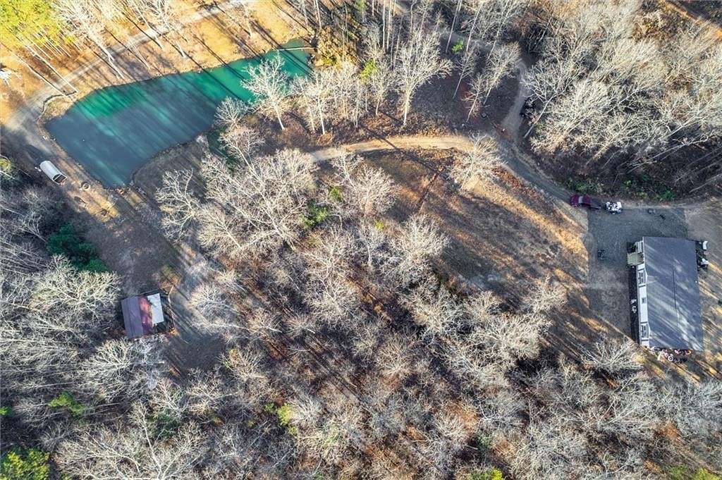 10.7 Acres of Recreational Land with Home for Sale in Waleska, Georgia