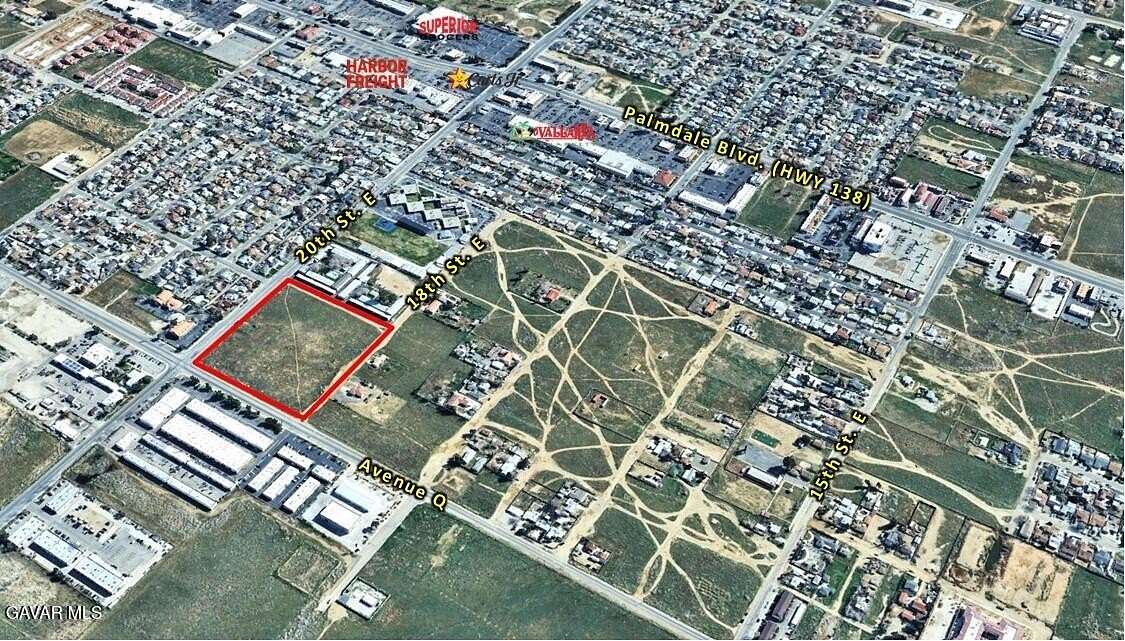 2.2 Acres of Commercial Land for Sale in Palmdale, California