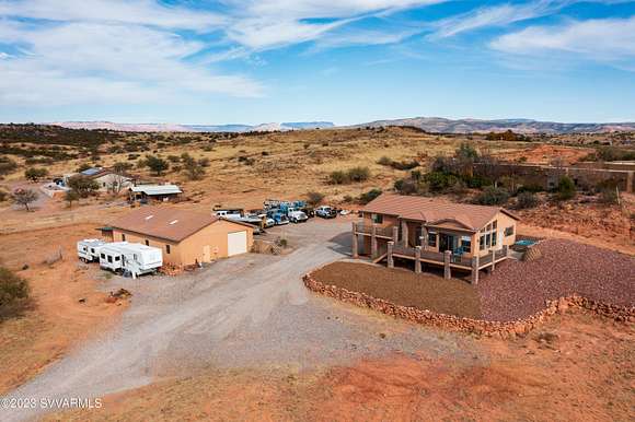 6 Acres of Land with Home for Sale in Cornville, Arizona