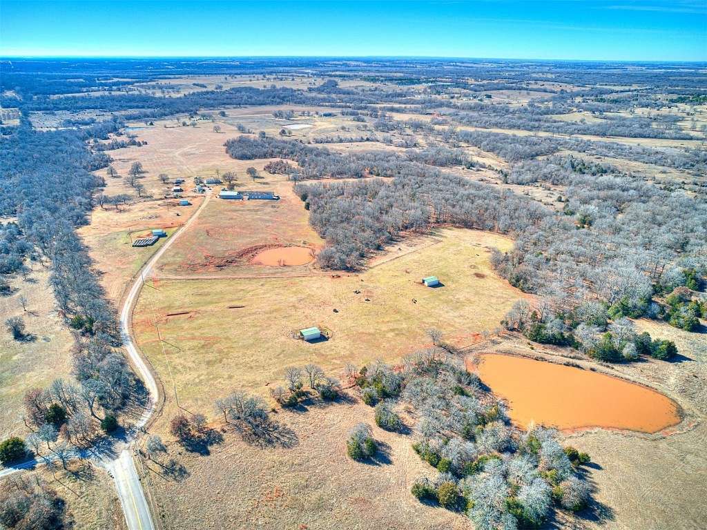 110 Acres of Land with Home for Sale in Lexington, Oklahoma