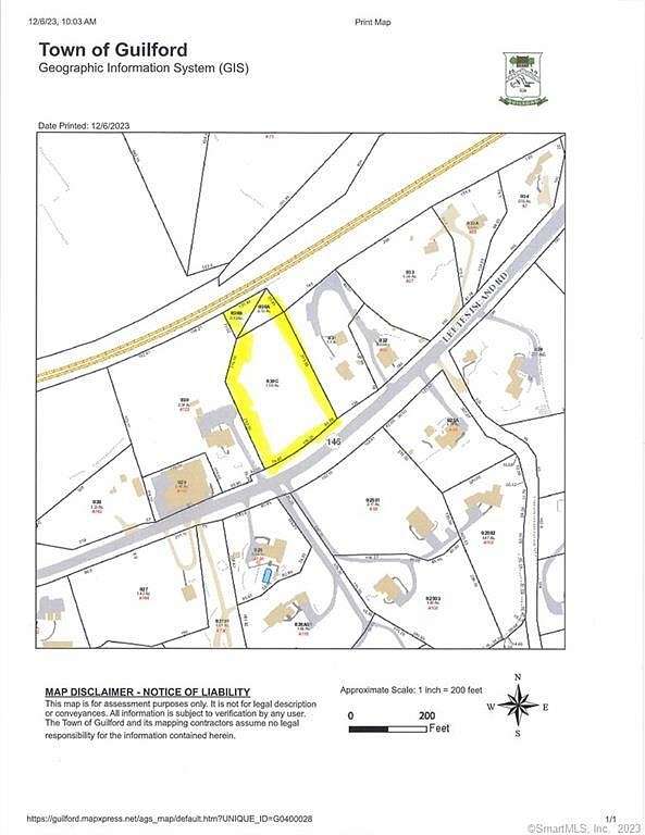 1.8 Acres of Residential Land for Sale in Guilford, Connecticut