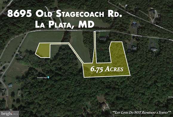 6.8 Acres of Residential Land for Sale in La Plata, Maryland