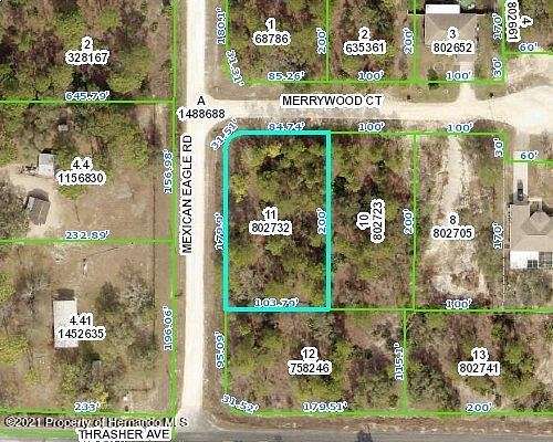 0.48 Acres of Residential Land for Sale in Brooksville, Florida