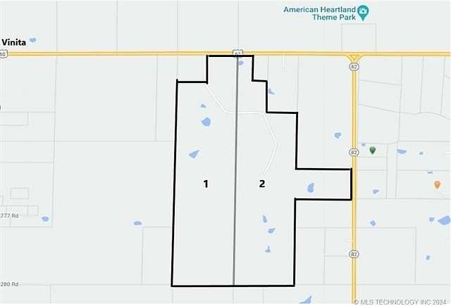 304.19 Acres of Mixed-Use Land for Sale in Vinita, Oklahoma