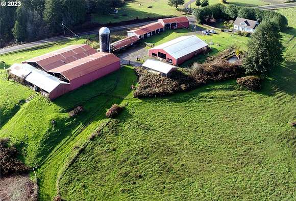 176 Acres of Agricultural Land with Home for Sale in Coquille, Oregon