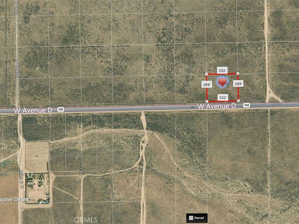 2.2 Acres of Commercial Land for Sale in Antelope Acres, California