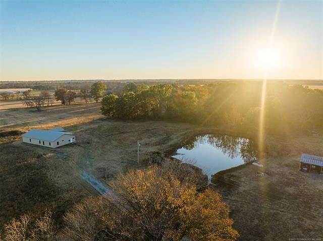 27 Acres of Land with Home for Sale in Wagoner, Oklahoma