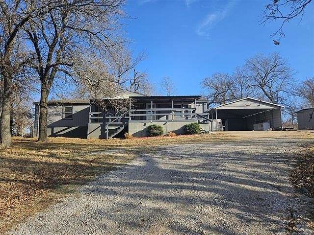 2.5 Acres of Residential Land with Home for Sale in Mannford, Oklahoma