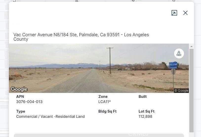 2.594 Acres of Land for Sale in Lake Los Angeles, California