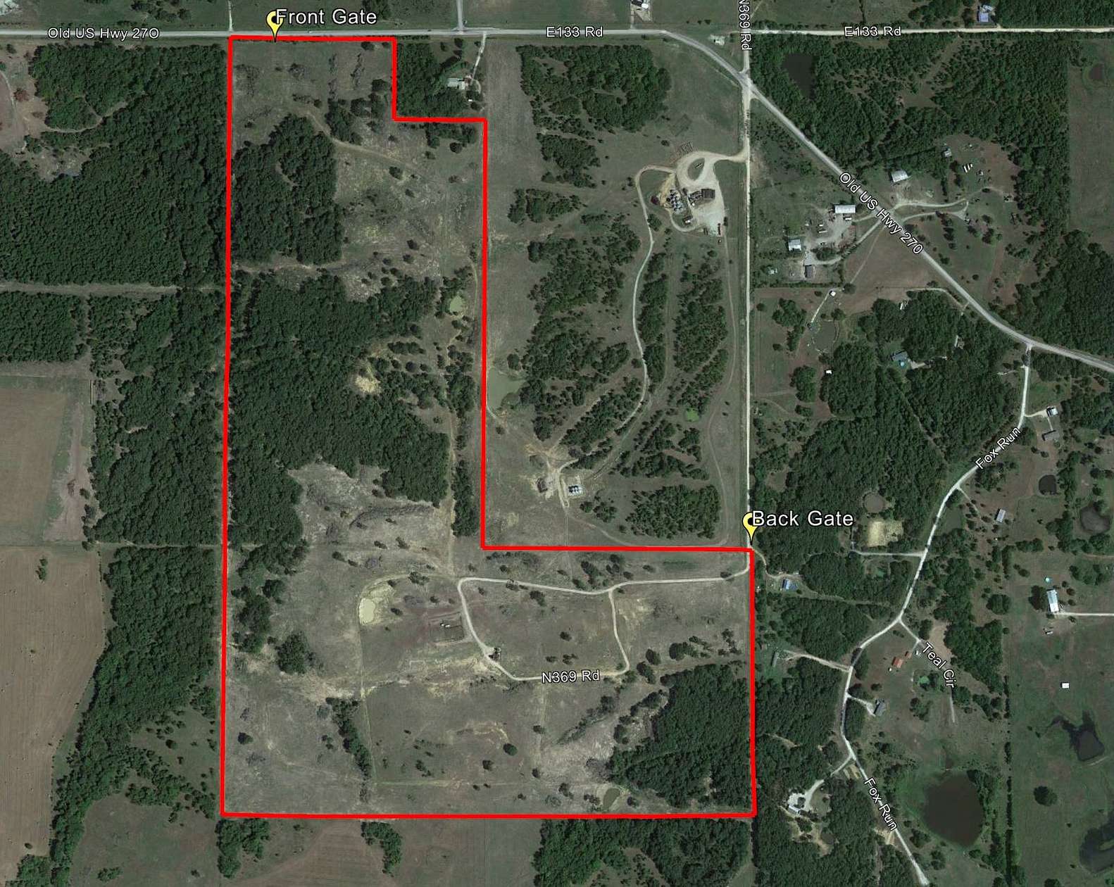 155 Acres of Agricultural Land for Sale in Holdenville, Oklahoma