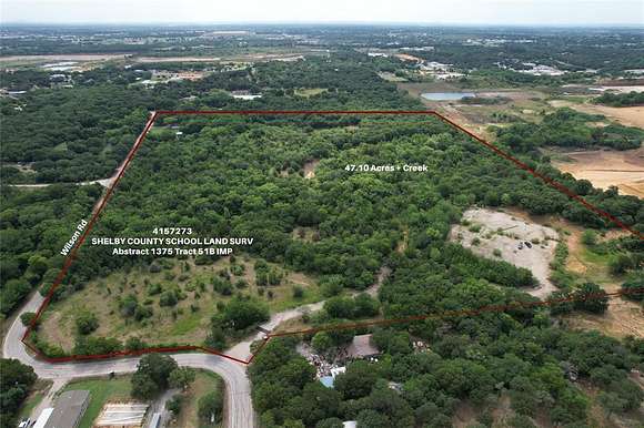 47.4 Acres of Improved Agricultural Land for Sale in Fort Worth, Texas